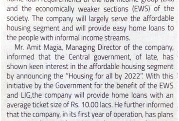 We Finance People Not Paper – Mint Publication